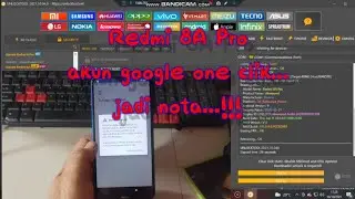 Redmi 8A Pro by pass akun google one clik via UT (unlock tool)
