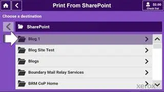 Xerox&reg; Instant Print Kiosk Simple Print from SharePoint