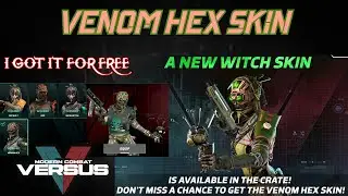 MCVS VENOM HEX WITCH New Skin I Got It For FREE How? Modern Combat Versus Include Gameplay MCVS 2021