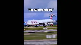 The True Size Of The 777... #aviation #airplane #edit #777 #boeing #trending
