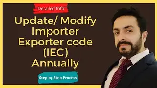 How to Update Importer Exporter Code|Step-by-Step procedure|Mandatory Annual requirement|Update IEC