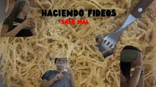tridente haciendo fideos, sale mal, en llamas EXTREMO😱🔥🧨