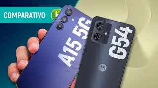 GALAXY A15 5G vs MOTO G54: qual é o MELHOR CELULAR ACESSÍVEL com rede veloz? | Comparativo