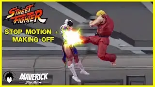 STREET FIGHTER STOP MOTION | Chun-Li Vs Ken | EVO 2004 Reference |