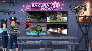 Yuta Mio Panicked After CCTV Recorded All ALPHA Ghost Rampage in City‼️ SAKURA SCHOOL SIMULATOR😱