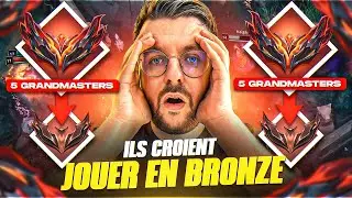 JE FAIS CROIRE A 10 GRANDMASTER QU'ILS DOIVENT JOUER COMME DES BRONZES (ILS PENSENT JOUER EN BRONZE)