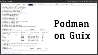 Rootless Podman instead of Docker on GNU Guix