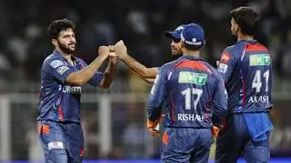 KKR VS LSG  ..LSG own by 4 runs 🔥❤||#mitchellmarsh #nicholaspooran #youtubevideo #youtube #cricket