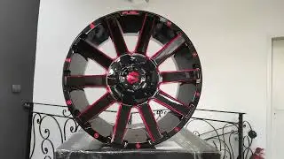 Fuel Off Road Wheels Felgen Contra Model D643 Gloss Black w/ Candy Red Джанти 4х4