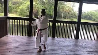 SHORIN RYU KARATE KYOSHI ANTHONY FERGUSON PERFORM KATA KUSANKU