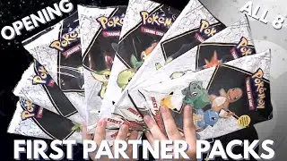 OPENING ALL 8 FIRST PARTNER PACKS + FIRST PARTNER COLLECTOR'S BINDER - Product Review