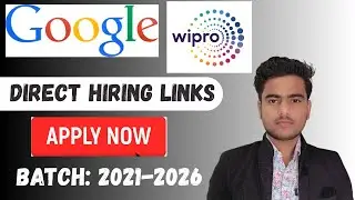 Google & Wipro Direct Hiring 2025 | Apply Now | Batch 2021&ndash;2026 | BA, BCA, B.Tech, MCA, MBA, B.Sc