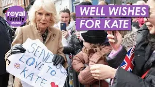 Queen Camilla Receives a Warm Welcome in Shrewsbury