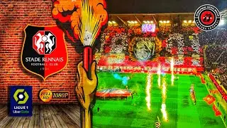 🔴⚫ STADE RENNAIS FANS Crazy Celebrate in Roazhon Park &bull; Rennes vs PSG 1 - 0 (16/1/2023)