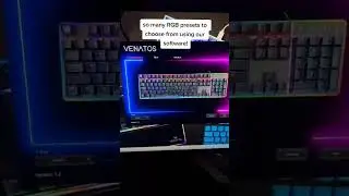 Our Venatos Northern Glow keyboard software let's you customize all aspects of your keyboard!