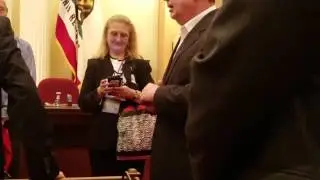 State Senator Joel Anderson Gives Tour of State Senate