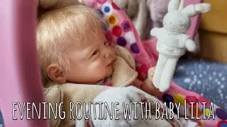Evening Routine With Newborn Baby Lilia🧸 Reborn Feeding & Changing Video| Emilyxreborns 