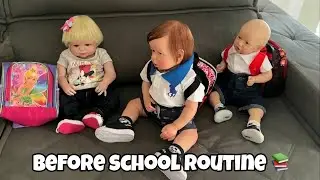 Morning Routine Before School With My Reborn Babies | Gabi Reborn