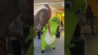 Badut dino dan badut buaya #dinosaur #video  #dinosaurus #funny #dinoxscape #keizo #shortvideo
