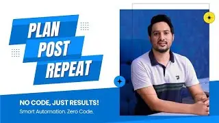 Effortless Social Media Management with No Code | 30-Day Content Calendar & AI Posting