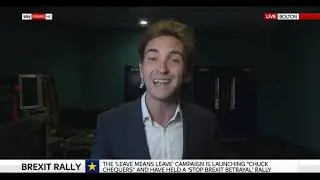 Campaign group Leave Means Leave held the first of six Brexit rallies today.