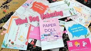 [🍀 Paper DIY 🍀] Blind Bag Paperdoll Unboxing - Blind Bagnya Banyak Banget
