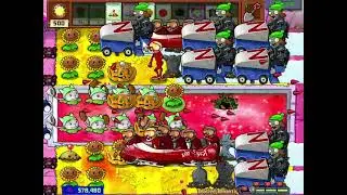 Кошкамыши против Зомбони - Pvz One Hard Mode MiniGame - Удача на бобслее