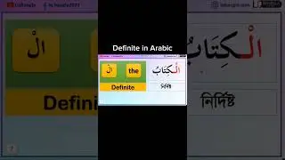 Definite Words in Arabic_Shorts_2 #vocabulary #learn #religion #word #language #education