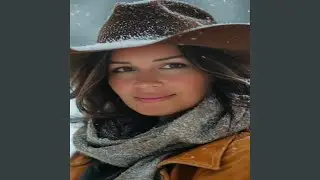 Snowy day dream girl