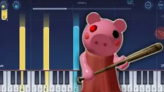 Roblox Piggy - Menu Theme - Piano Tutorial (HARD)