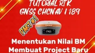 TRK GNSS CHCNAV i89 TUTORIAL! HOW TO SET THE TOOL! DETERMINING INITIAL COORDINATES! CREATING A PR...