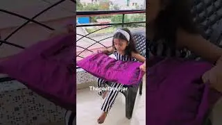 Amaira n ghar pr hi water park bna Iiya 😂#thegeetagurjar  #shorts