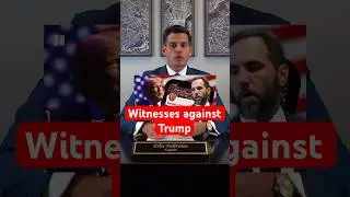 Who will be testifying against Trump? #criminal #news #trump #crime #politics #law #legal