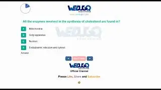 All the enzymes involved in the synthesis of cholesterol are found in? #neet #biology #mcq