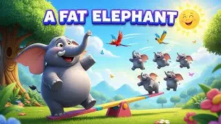 🐘 Fat Elephant | One Fat Elephant | Nursery Rhymes | Super Nursery Rhyme Adventure for Kids 🐘🎉 