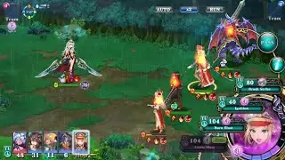 Act 10 Chapter 2 Last Boss Endless Astrid Boss Fight(Hard) Using Burn Team Evertale