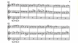 Henry Cowell - Vocalise for Voice, Flute and Piano (1936) (Score Video)