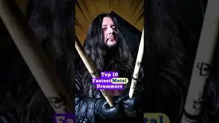 Top 10 Fastest Metal Drummers Ranked by BPM #drummer #musichistory #musician #shorts