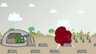 French rocket launchers defended bunkers against German STG44 assault rifle soldiers