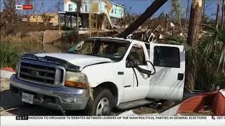 Extreme weather 2018 - Mexico beach residents go home (USA) - Sky News - 18th October 2018