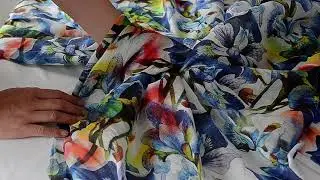 Custom Printed 14 Momme Silk Linen Fabric for Blouse and Dress