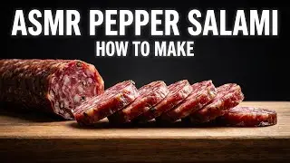 Как приготовить салями с перцем #asmr #salami
