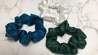 PURE Silk Scrunchies French style