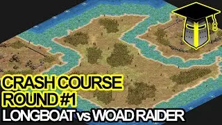 Longboat v Woad Raider (Round 1) | AoE2 Crash Course - Beginner Tournament Challenge