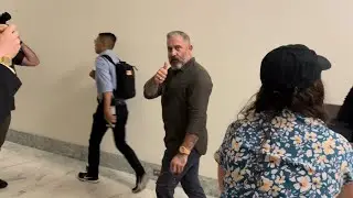 Jeremy Corbell & George Knapp Arrive To UFO Whistleblower Hearing