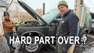 20-Year-Old Land Rover Rebuild: The Major Milestone.