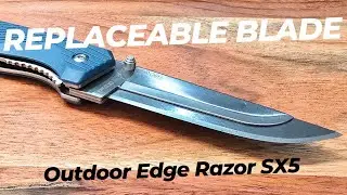 Outdoor Edge Razor SX5 | Replaceable Blade Hunting Knife Review. #OutdoorEdge #RazorSX5 #EDC 