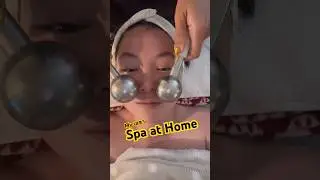 Home spa #spa #love #thanks #relaxing #calm #facial #acene #dermatology  #redlight #care #shorts