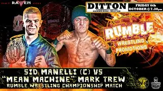 Sid Manelli (C) vs Mark Trew (Rumble Wrestling Championship Match)