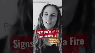 The Fire Element Personality #shorts #fireelement #personalitytypes